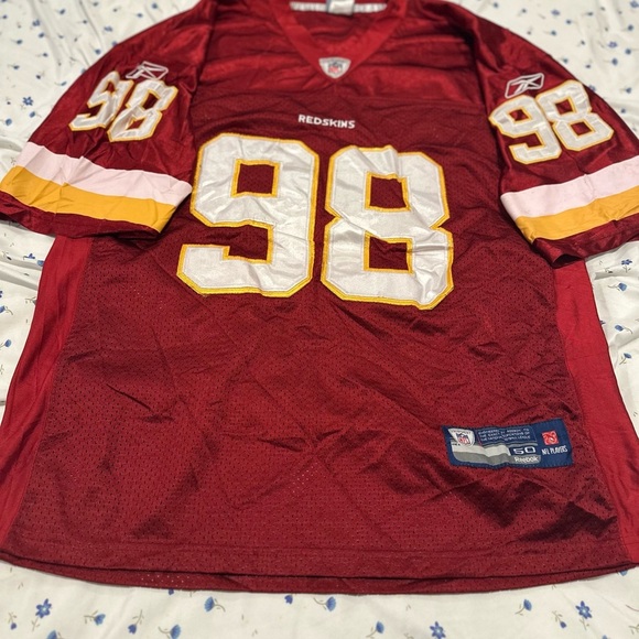 NFL On The Field Washington Commander’s Redskins Brian Orakpo Jersey #98 Sz: 40. - Picture 8 of 10